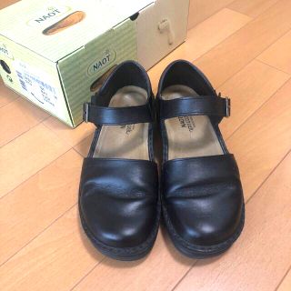 ビルケンシュトック(BIRKENSTOCK)のNAOT  ナオト　OLGA  オルガ　ブラック　38    (ローファー/革靴)