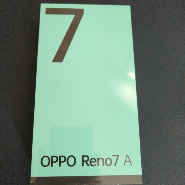 OPPO(オッポ)の新品未開封 OPPO Reno7 A simフリースマホ 6GB 128GB スマホ/家電/カメラのスマートフォン/携帯電話(スマートフォン本体)の商品写真