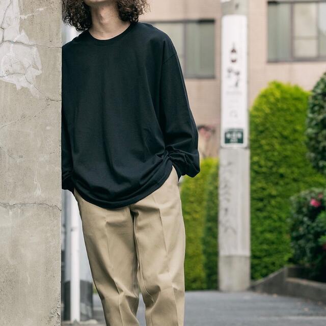 GILDAN(ギルタン)の新品未使用. GILDAN ギルダン 6oz 無地長袖ロンT 黒 ブラック L メンズのトップス(Tシャツ/カットソー(七分/長袖))の商品写真