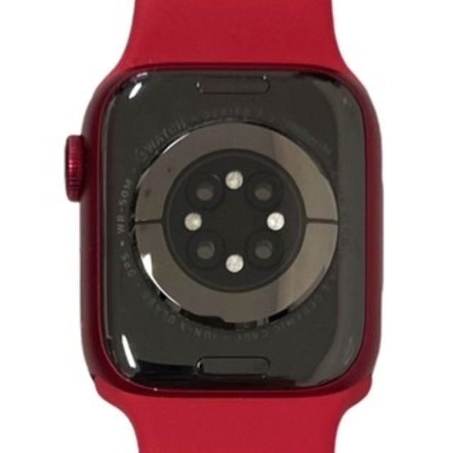 Apple(アップル)のAppleWatch series7 アルミニウム41mm MKN23J/A 赤 レディースのファッション小物(腕時計)の商品写真