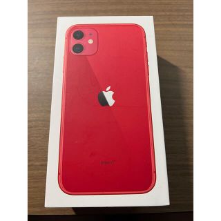 アイフォーン(iPhone)のアップル iPhone11 64GB レッド au(スマートフォン本体)