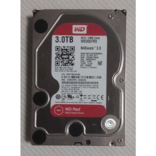 3TB-HDD WD30EFRX（WD-Red）NTFSフォーマット済PC用(PC周辺機器)