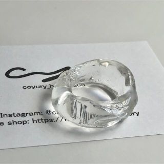 clear glassy ring(リング)