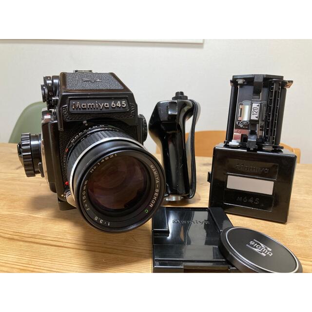 マミヤ Mamiya M645 ファインダー、レンズ他