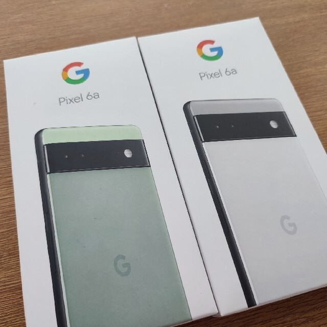 【新品未使用おまけ付】Pixel6a 2台セット Buds A-Series スマホ/家電/カメラのスマートフォン/携帯電話(スマートフォン本体)の商品写真