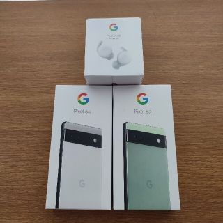 【新品未使用おまけ付】Pixel6a 2台セット Buds A-Series(スマートフォン本体)