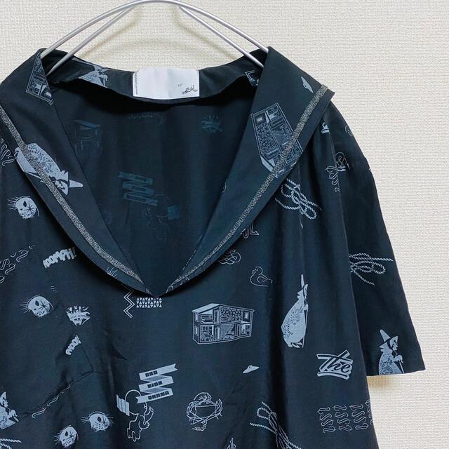 bedsidedrama sailor collar shirt dress二階堂レディース