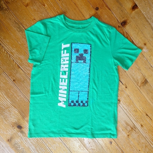 GAP Kids(ギャップキッズ)のGap Minecraft　マインクラフト　Tシャツ　クリーパー　130cm キッズ/ベビー/マタニティのキッズ服男の子用(90cm~)(Tシャツ/カットソー)の商品写真