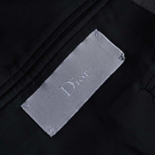 Dior HOMME シルク混 ピークドラペル 2B セットアップ スーツ