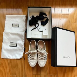 グッチ(Gucci)のGucci 厚底 スニーカー 34 1/2 エスパドリーユ(スニーカー)