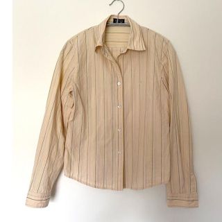 ソニアリキエル(SONIA RYKIEL)のSONIAソニアリキエル　ベージュ 長袖シャツ38(シャツ/ブラウス(長袖/七分))