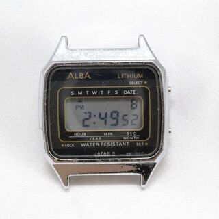 アルバ(ALBA)のW6-12 セイコー アルバ デジタル 腕時計 W401-5050 フェイスのみ(腕時計(デジタル))