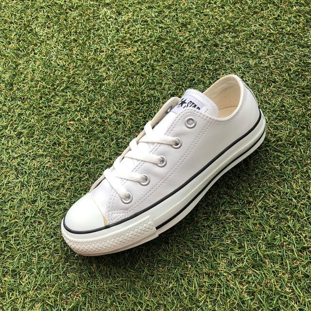 美品23 converse コンバース レザー オールスター OX H781