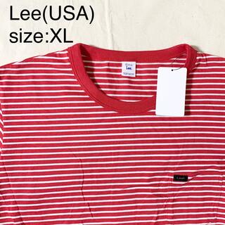 リー(Lee)のLee(USA)ビンテージボーダーポケットTシャツ(Tシャツ/カットソー(半袖/袖なし))