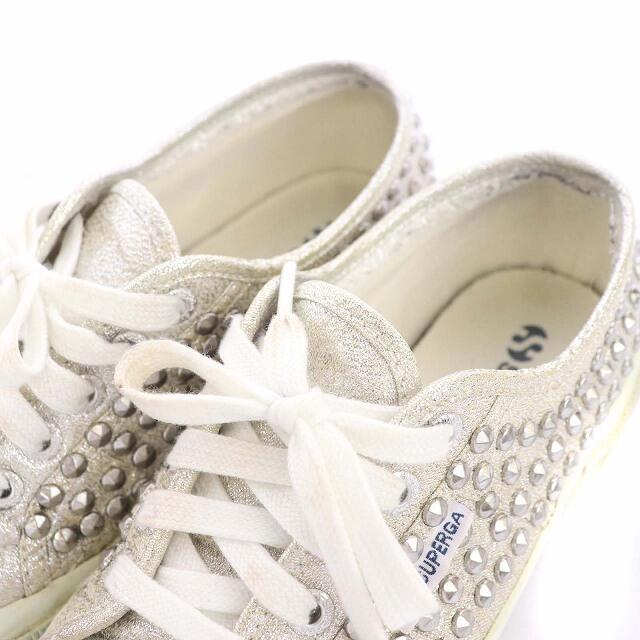 SUPERGA(スペルガ)のスペルガ スニーカー ローカット スタッズ装飾  36 23cm シルバー レディースの靴/シューズ(スニーカー)の商品写真