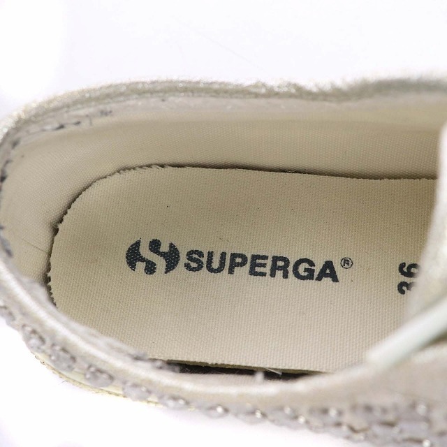 SUPERGA(スペルガ)のスペルガ スニーカー ローカット スタッズ装飾  36 23cm シルバー レディースの靴/シューズ(スニーカー)の商品写真