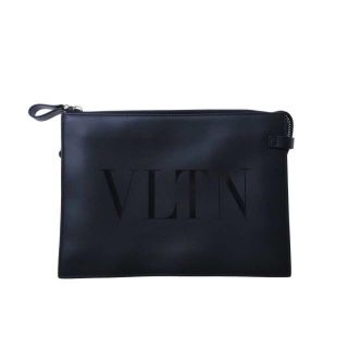 ヴァレンティノ(VALENTINO)のVALENTINO VLTN レザー クラッチ バッグ(その他)