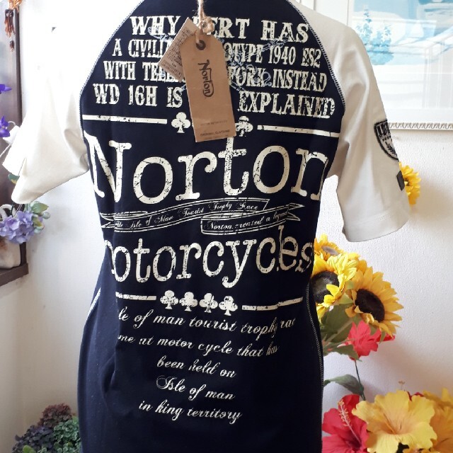 Norton(ノートン)の新品⭐Norton ノートン Tシャツ⭐ブラック/メンズM メンズのトップス(Tシャツ/カットソー(半袖/袖なし))の商品写真