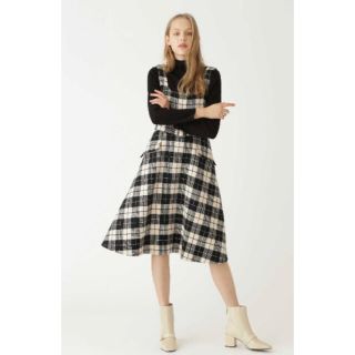 ジルスチュアート(JILLSTUART)の【新品未使用】秋冬用　ジルスチュアート　ジャンパースカート(ひざ丈ワンピース)