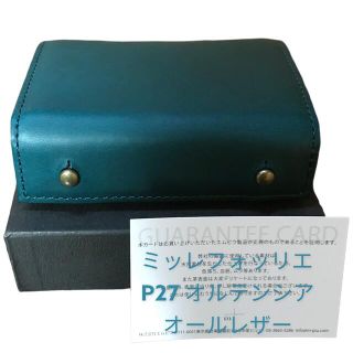 新品・限定品　エムピウ　ミッレフォッリエ 2  オールレザー　27 オルテンシア(折り財布)