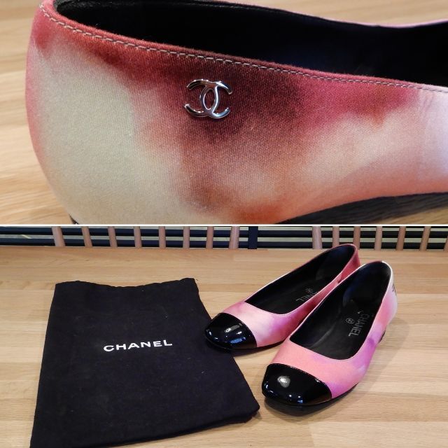 CHANEL(シャネル)の1184麗さまの シャネル フラットシューズ パンプス 36.5 ココマーク レディースの靴/シューズ(ハイヒール/パンプス)の商品写真