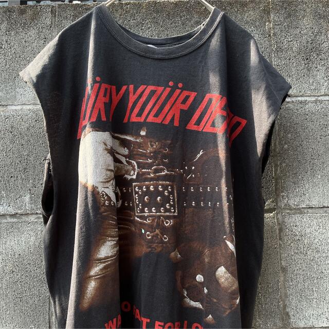 80s BURY YOUR DEAD ノースリーブ　ツアーTシャツ メンズのトップス(Tシャツ/カットソー(半袖/袖なし))の商品写真