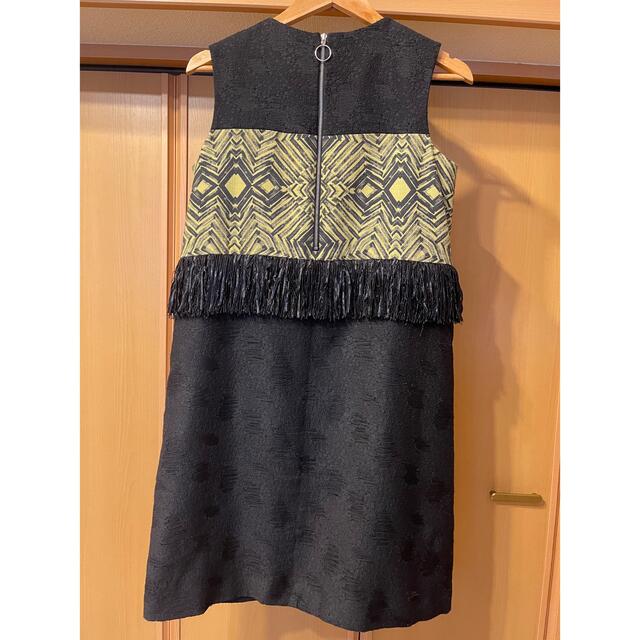 ADORE】フリンジワンピース 定価58,300円 黒 | amparohospitalar.com.br