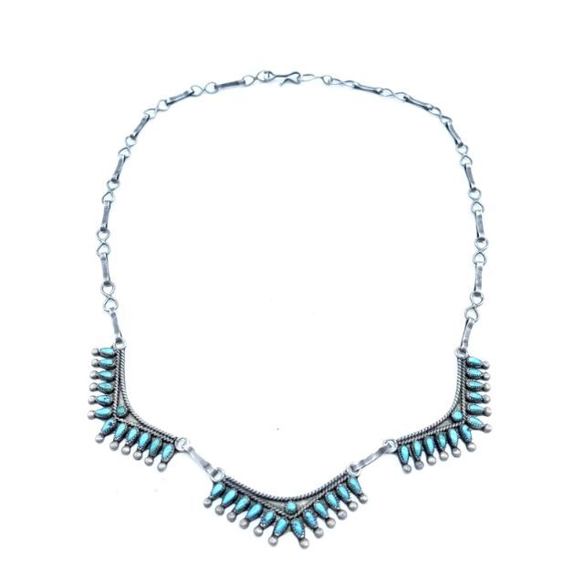 NAVAJO 60-70s Turquoise Necklace ナバホ族