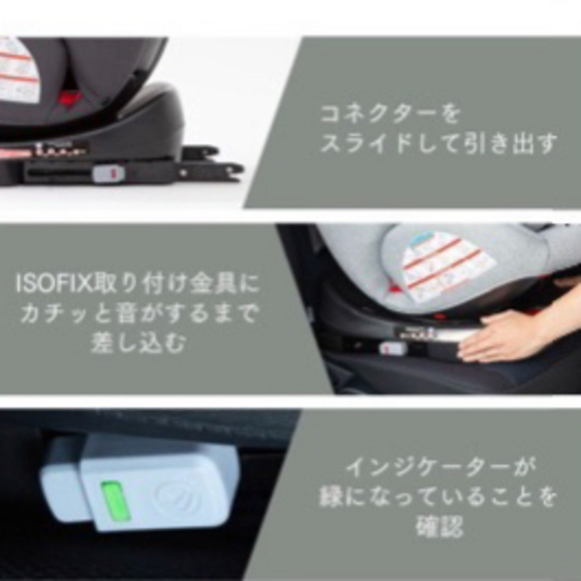 ジュニアシートISOFIX チャイルドシート