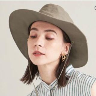 ビューティアンドユースユナイテッドアローズ(BEAUTY&YOUTH UNITED ARROWS)のワイドブリム ハット 帽子 アウトドア キャップ カーキ(ハット)