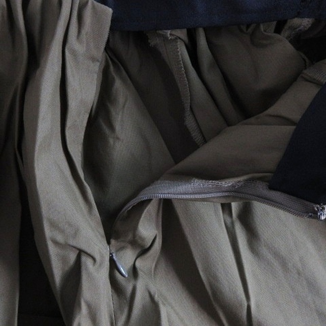 MACPHEE(マカフィー)のマカフィー トゥモローランド スカート フレア ひざ丈 コットン 無地 36 茶 レディースのスカート(ひざ丈スカート)の商品写真