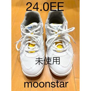 ムーンスター(MOONSTAR )のmoonstar体育館シューズ　黄色　学校指定　未使用(スニーカー)