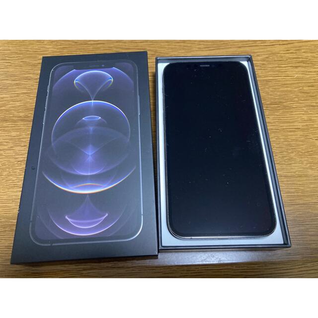 シルバーグレー サイズ 美品☆iPhone12pro 128GB バッテリー90% SIM