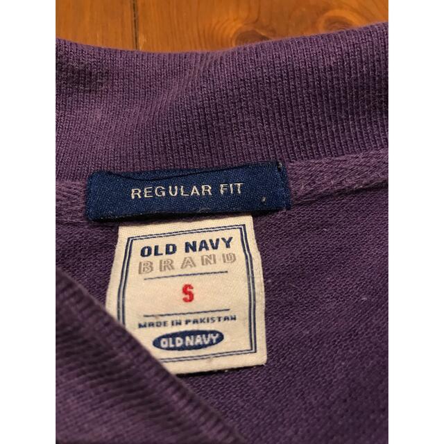 Old Navy(オールドネイビー)のOLD NAVY オールドネイビー ポロシャツ パープル色 Sサイズ 無地 メンズのトップス(ポロシャツ)の商品写真