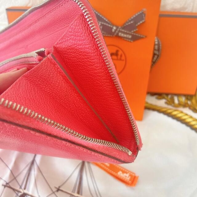 エルメス HERMES エヴリンロングジップ 長財布 レディース