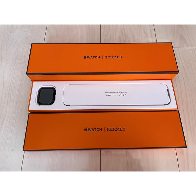 Apple Watch(アップルウォッチ)のApple Watch 7 HERMES 41mm スペースブラック　Used  スマホ/家電/カメラのスマートフォン/携帯電話(その他)の商品写真