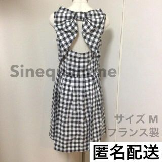 シネカノン(Sinequanone)の未使用 Sinequanone ワンピース インポートギンガムチェック(ひざ丈ワンピース)