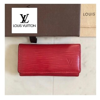 LOUIS VUITTON - ルイヴィトン ＊エピ4連キーケース　レッド
