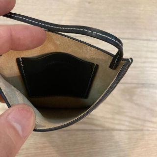 帯電防止処理加工 22SS jil sander phone ポーチ スモールレザーバッグ