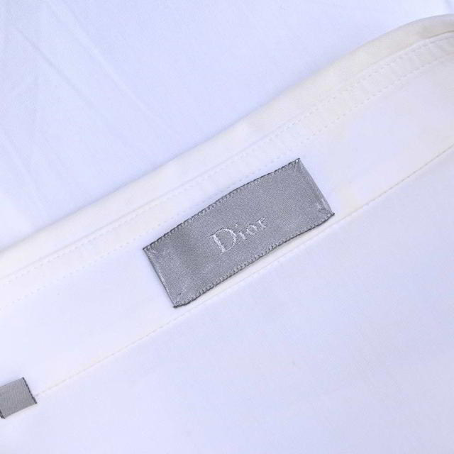 DIOR HOMME(ディオールオム)のDior HOMME 比翼 コットン ドレス シャツ メンズのトップス(シャツ)の商品写真