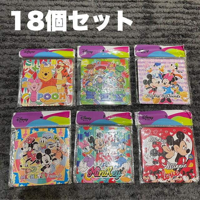 ディズニーパズル 18個セット エンタメ/ホビーのおもちゃ/ぬいぐるみ(キャラクターグッズ)の商品写真