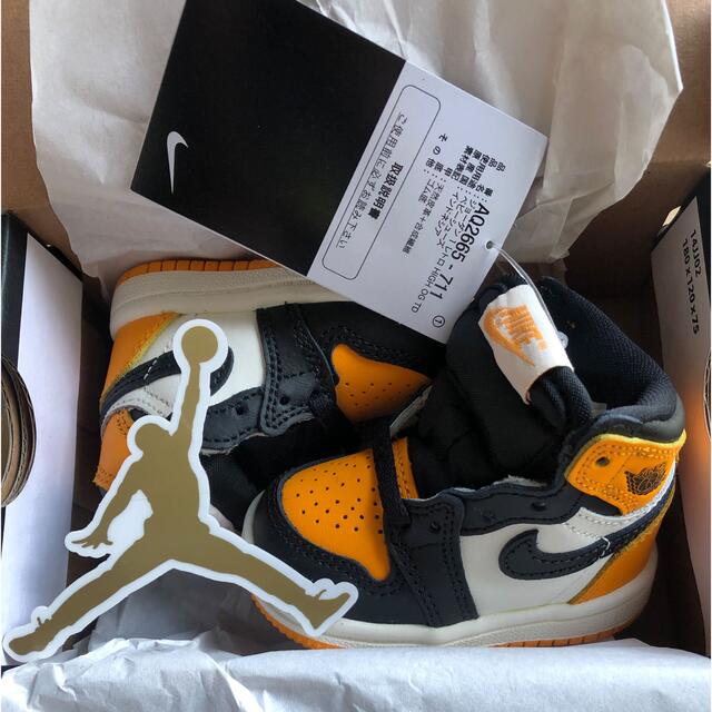 NIKE - 国内正規 NIKE JORDAN 1 TAXI TD タクシー トドラー 8cmの通販