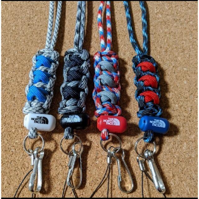 THE NORTH FACE(ザノースフェイス)のハンドメイド ネックストラップ ノースフェイス ハンドメイドのスマホケース/アクセサリー(スマホストラップ/チャーム)の商品写真