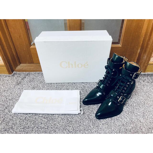 Chloe(クロエ)の【正規品・新品未使用】Chloe クロエ RYLEE ショートブーツ レディースの靴/シューズ(ブーツ)の商品写真