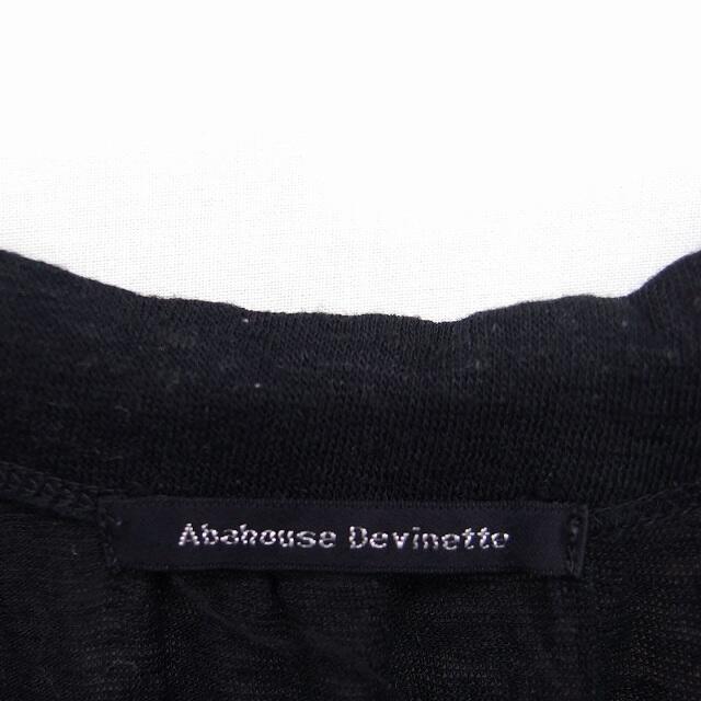 Abahouse Devinette(アバハウスドゥヴィネット)のアバハウス ドゥヴィネット ニット キャミソール ノースリーブ 無地 柄 麻混 レディースのトップス(ニット/セーター)の商品写真