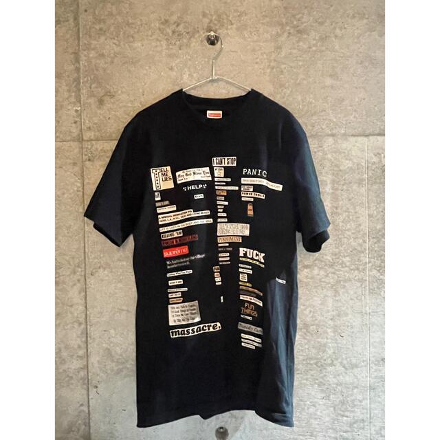 supreme  cutout tee 18fw