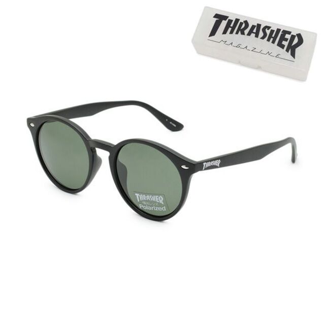 THRASHER(スラッシャー)の【新品】THRASHER スラッシャー　偏光サングラス　1021-BK-GNP メンズのファッション小物(サングラス/メガネ)の商品写真