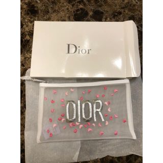 クリスチャンディオール(Christian Dior)の☆Dior・メッシュポーチ新品未使用☆(ポーチ)
