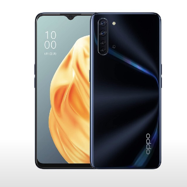 OPPO(オッポ)のOPPO Reno3 A 128GB　ブラック SIMフリー CPH2013 スマホ/家電/カメラのスマートフォン/携帯電話(スマートフォン本体)の商品写真