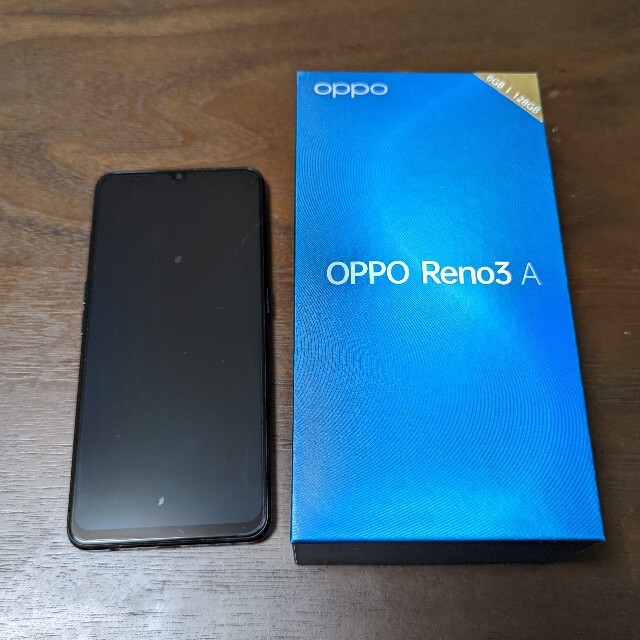 OPPO(オッポ)のOPPO Reno3 A 128GB　ブラック SIMフリー CPH2013 スマホ/家電/カメラのスマートフォン/携帯電話(スマートフォン本体)の商品写真